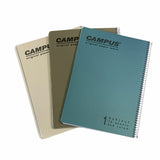 מארז 3 מחברות ספירל A4 משובץ ספיישל קמפוס CAMPUS