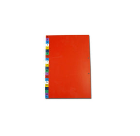 חוצצים פלסטיק פוליו א-ב עבה במיוחד