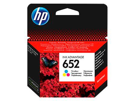 דיו מקורי HP 652 צבעוני